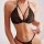 Model wearing black french-style plus size seamless lace lingerie set featuring a sexy 3-piece bra and panty design with intr...