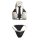 Black and white thong bra set with tie neck design, pure and tempting lingerie for sensual bedroom moments.