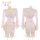 Feimu japanese-inspired seductive side-open thong set – breathable 3-piece lingerie for effortless intimacy, featuring delica...