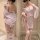 Feimu japanese-style seductive side-open thong lingerie set - rear-revealing 3-piece no-remove erotic underwear 6604, featuri...