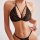 Model wearing black french-style plus size seamless lace lingerie set featuring a sexy 3-piece bra and panty design with intr...