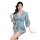 Japanese-style lace kimono set - sexy bow-tie sheer robe & matching 3-piece outfit for women, featuring elegant design and sh...