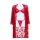 Lace sexy lingerie set for women - plus size transparent adult costume sleepwear robe 3-piece ensemble featuring red lace bik...