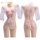 Manyan floral butterfly moon dream hanfu-inspired lingerie set - sheer sexy 3-piece costume outfit with delicate embroidery