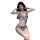 Sexy leopard print lace bra set – seductive 3-piece bikini with chain detail, factory direct