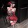 Seductive chaomu rose lace tie-up lingerie set featuring beaded details and elegant design, perfect for women seeking allure ...