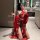 Seductive hanfu lingerie set - sexy qipao costume for women, ethereal fantasy nightwear with intricate designs, perfect for b...
