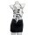 Vintage chinese-style sheer womens cheongsam dress with halter neck and bodycon fit, featuring floral patterns and traditiona...