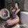 Seductive purple yam lace cheongsam dress - sheer one-shoulder sensual uniform outfit for adults, perfect for adults seeking ...