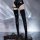 Guiyun 3xl sexy laser shine patent leather thigh high stockings for women – vibrant holographic adult socks