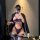 Sexy purple lingerie set with underwire bra, bondage straps & thigh rings – 4-piece european export collection for bold style...