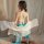Vintage chinese-inspired sheer mesh cheongsam bodysuit with retro doudou and chiffon, elegant design perfect for retro-themed...