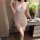Sexy sheer lace cami dress set, elegant bodycon design, perfect for women seeking flirty and stylish nightwear.