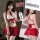 Womens premium jk style sexy lingerie set - schoolgirl skirt & suspender dress, no-undress design