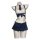 Womens premium jk style sexy lingerie set - schoolgirl skirt & suspender dress, no-undress design