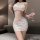 Floral lace sexy sleepwear for women, plus size pure and sensual lingerie, featuring elegant design and delicate floral patte...