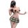 Plus Size Plaid Uniform Lingerie Set – Sexy Pleated Skirt Student Style Matching Sleepwear with Push-Up Design - Product Image
