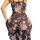 Sexy lace mesh print camisole dress featuring elegant floral design, perfect for womens intimate sleepwear sets.