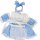Cute maid lingerie set featuring blue and white colors, perfect for small busts, embodying pure and tempting lolita style wit...