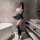 Mannye qing pure & tempting jk uniform lingerie set featuring a crop top with mazing text and pleated skirt, perfect for cosp...