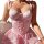 Sexy lace butterfly strap top with fishbone corset style design, perfect for women seeking pure and youthful aesthetic linger...