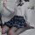 Jk sensual lingerie set featuring a cute schoolgirl uniform with a plaid skirt, perfect for women seeking a playful and styli...