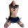 Sexy lace bodysuit featuring cute sailor uniform design, perfect jk style outfit with sheer cutouts and thigh-high stockings.