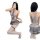 Sexy lingerie set for women - transparent mesh bodysuit, jk uniform style with tie & pleated skirt