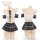 Feimu escape student tie-up busty jk set 6376 - sexy uniform outfit with backless & thong design
