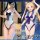 Sexy open-crotch sailor uniform bodysuit with cute design, perfect for anime fans.