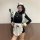 Anime maid cosplay uniform featuring cute ruffled details and a sexy sleep dress design, perfect for lolita style one-piece o...