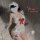 Sexy pure-yu maid costume set featuring a cute anime uniform with lace details, red bows, and stockings, perfect for cosplay.