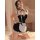 Sexy maid costume set for women featuring steel-boned push-up lingerie and playful cosplay sleepwear outfit with lace details...