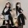 Pure temptation maid cosplay lingerie set featuring revealing chest and butt design, no-remove uniform outfit with lace detai...