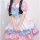 New cute pink & blue maid dress cosplay outfit - lolita style kawaii girl dress for daily wear & costume parties
