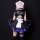 Fate grand order mash kyrielight maid cosplay costume - official style anime outfit for women featuring black leather top wit...