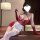 Sexy maid costume set with tear-away chest reveal and open-crotch lingerie for playful roleplay