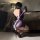 Shuoyao purple temptation sheer maid costume set - sexy see-through lingerie outfit with rear exposure & chest reveal