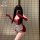 Seasonal lingerie set - tear-away sheer maid costume with open-crotch design for playful intimacy
