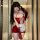 Seasonal lingerie set - tear-away sheer maid costume with open-crotch design for playful intimacy