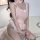 Sexy maid costume for women featuring sheer lingerie sleep dress with lace details and bows, perfect for couples seeking a se...