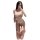 Sexy striped lace bikini set featuring chain details, perfect for summer beachwear.