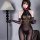 Shiny 5d bodycon sensual bodysuit - ultra-thin silky mink oil sheer open-crotch halter bodystocking for men & women, featurin...