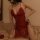Seductive backless lace sleepwear featuring sheer transparent cheongsam style design, halter neck, and bodycon fit.