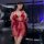 Vintage-inspired red sheer robe with matching bikini set, perfect for sensual sleepwear. ideal for those who love classic ele...