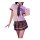 Sensual jk lingerie set featuring a japanese schoolgirl style with a pleated skirt, perfect for roleplay costumes.