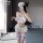 Cute cinnamoroll & my melody lingerie set featuring adorable cartoon bra and briefs, perfect for women seeking playful and ch...