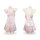 Pink leopard print lace sleep dress with removable pads, sexy bedroom lingerie for women.