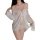 Seductive sheer chiffon sleepwear set with delicate lace trim, no-remove design, perfect for pure and tempting nightwear.