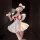 Chao mu soft cute lingerie set - bowknot maid-inspired pure & tempting lolita erotic underwear for women, featuring a white d...